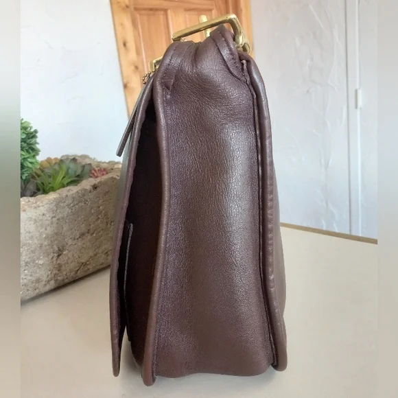 Coach Stewardess Bag #9525, 1996, Mahogany Brown - Picture 5 of 16